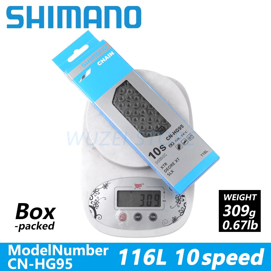 SHIMANO-cadenas de 8/9/10/11/12 velocidades, HG40, HG50, HG53, HG93, HG54, HG95, 4601, HG601, HG701, HG901, 112/116/118 eslabones: 10S HG95 116L Boxed