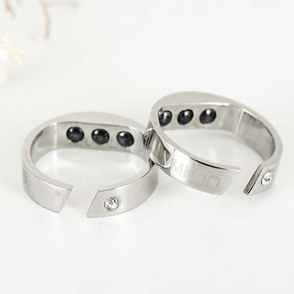 Magnetic Stainless Steel Anti Snore Open Ring Acupressure Therapy Sleeping Aid