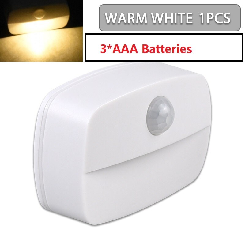 Draadloze Pir Motion Sensor Led Night Lights Hal Kast Trap Kamer Lampen Thuis Pir Technologie Maakt Het Licht Op Wanneer motion: 02
