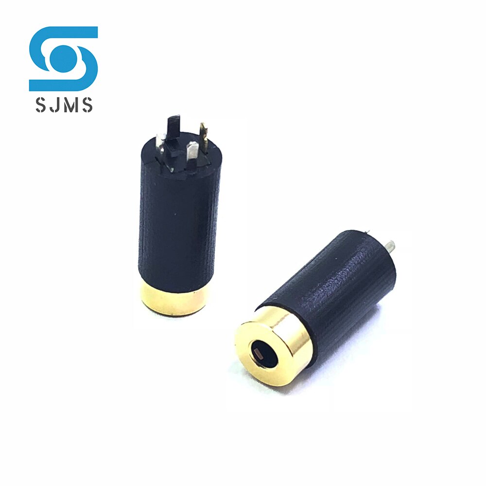 2 pezzi 2.5mm 3.5mm 4 poli stereo femmina presa Jack 2.5 3.5 doppio canale Jack 4 poli femmina Jack Audio per cuffie