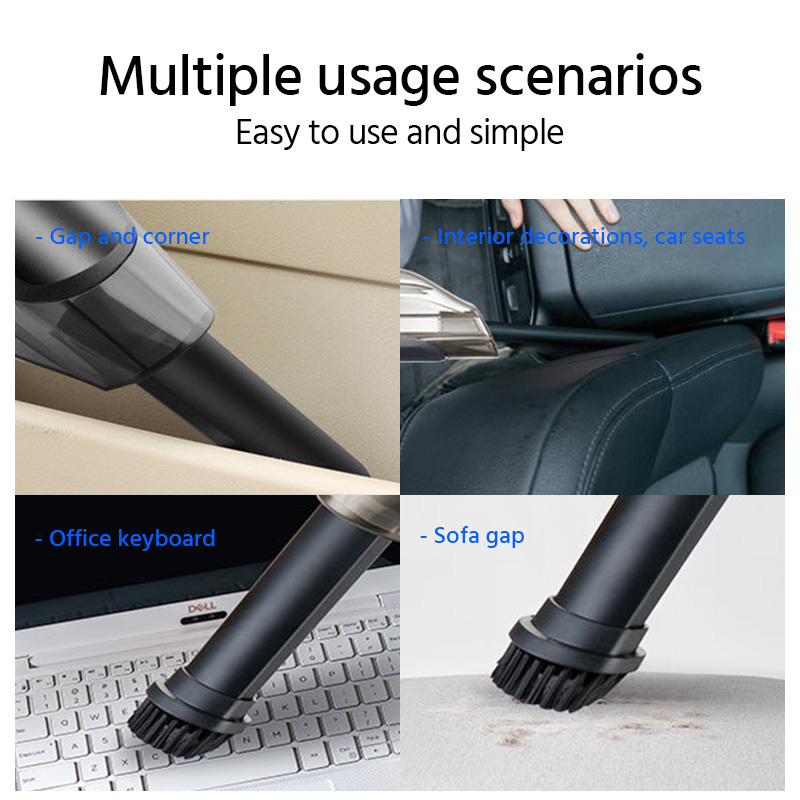 E-ACE Car Vacuum Cleaner Portable Wireless Handheld Car Vacuum Auto Aspirador Coche for Car Interior & Home & Computer Cleaning