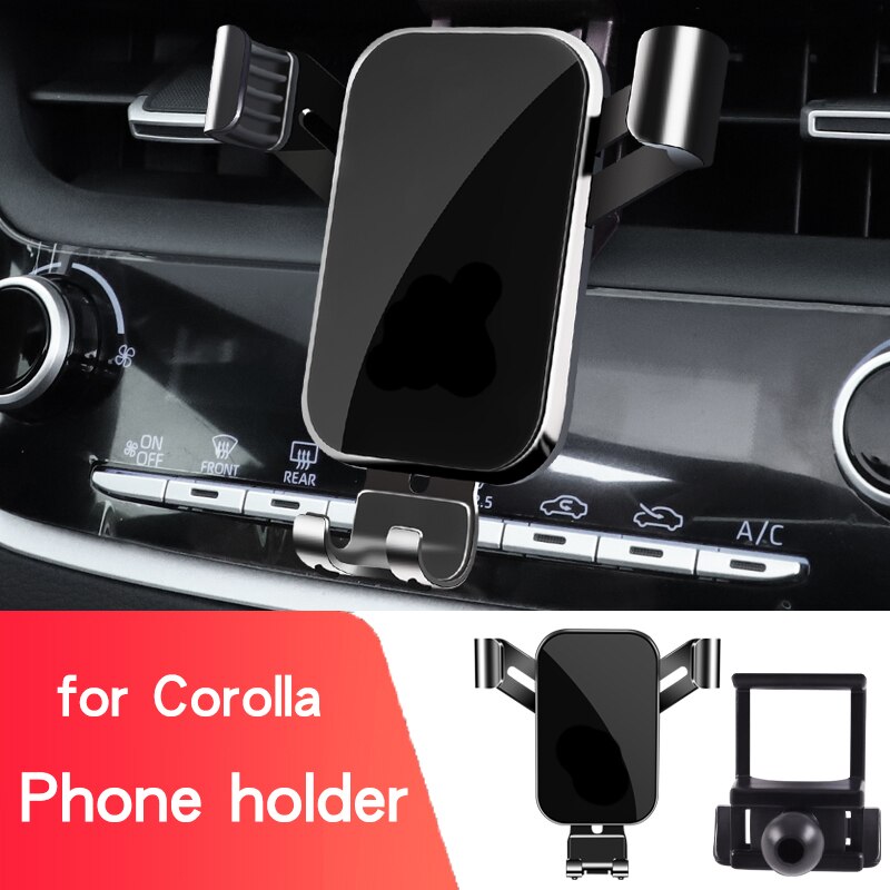 Til toyota corolla tilbehør corolla mobiltelefon holder indvendig modifikation navigationsbeslag