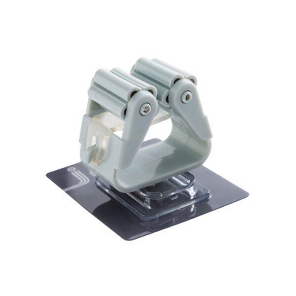 Vægmoppekrog hængestativ stærk sugebørste kostebøjle opbevaringsstativ hjemme badeværelse krogholder brusekrog: Blå