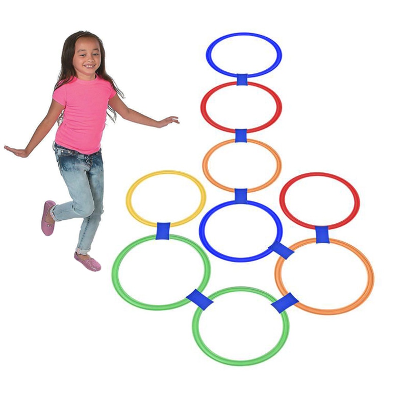 10st Hopscotch Hoops Ringetjes Toss Zintuiglijke Spelen Outdoor Fun Sport Speelgoed Kinderen Kinderen Spelen Iets Interessants
