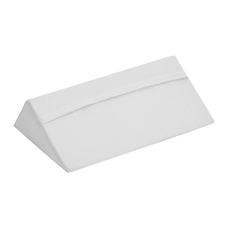 Cojín ortopédico con reflujo de ácido para cama, almohada de algodón con esponja para espalda y piernas, cojín acolchado, ropa de cama con cremallera, almohada de gran tamaño: White
