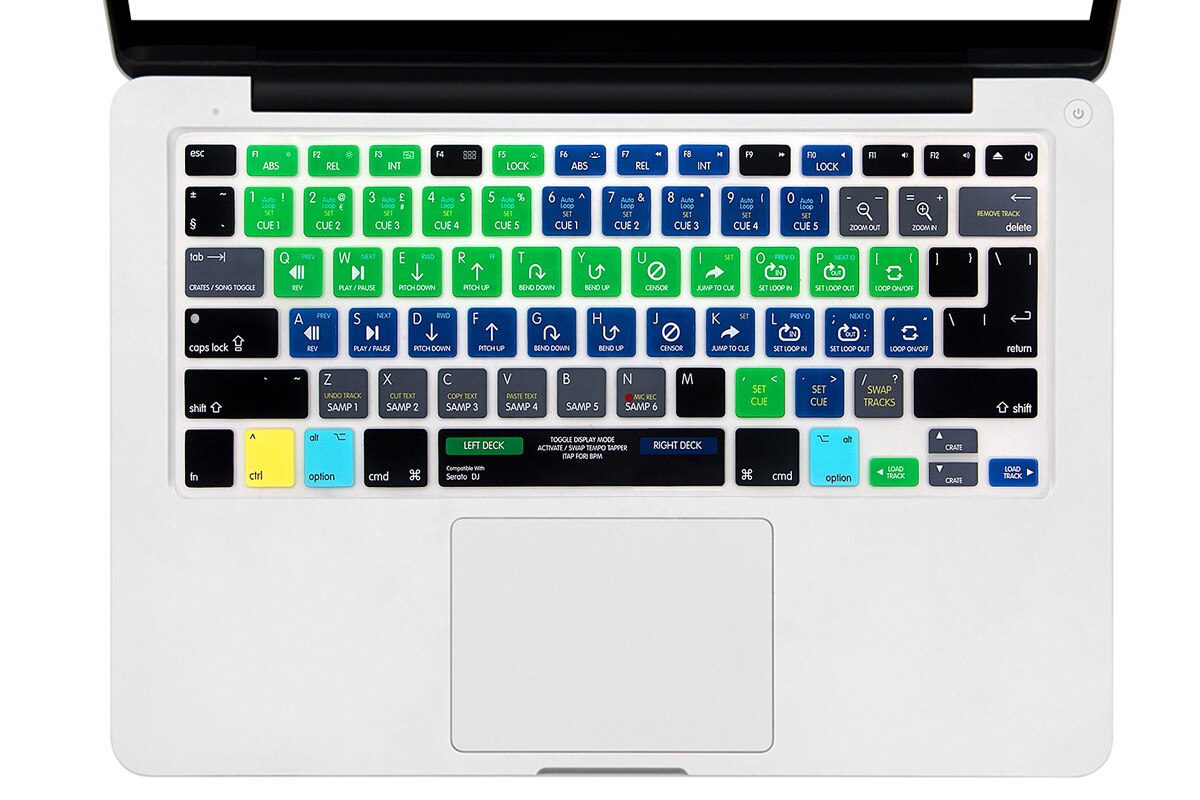 Ableton-funda de teclado para Macbook Pro, accesorio para teclado de acceso rápido, para Macbook Pro Air Retina 13 15 17 antes de: Serato DJ