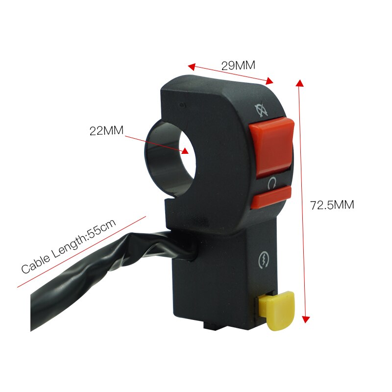 Universal 1pc Motorcycle ATV 7/8" Handlebar Mount