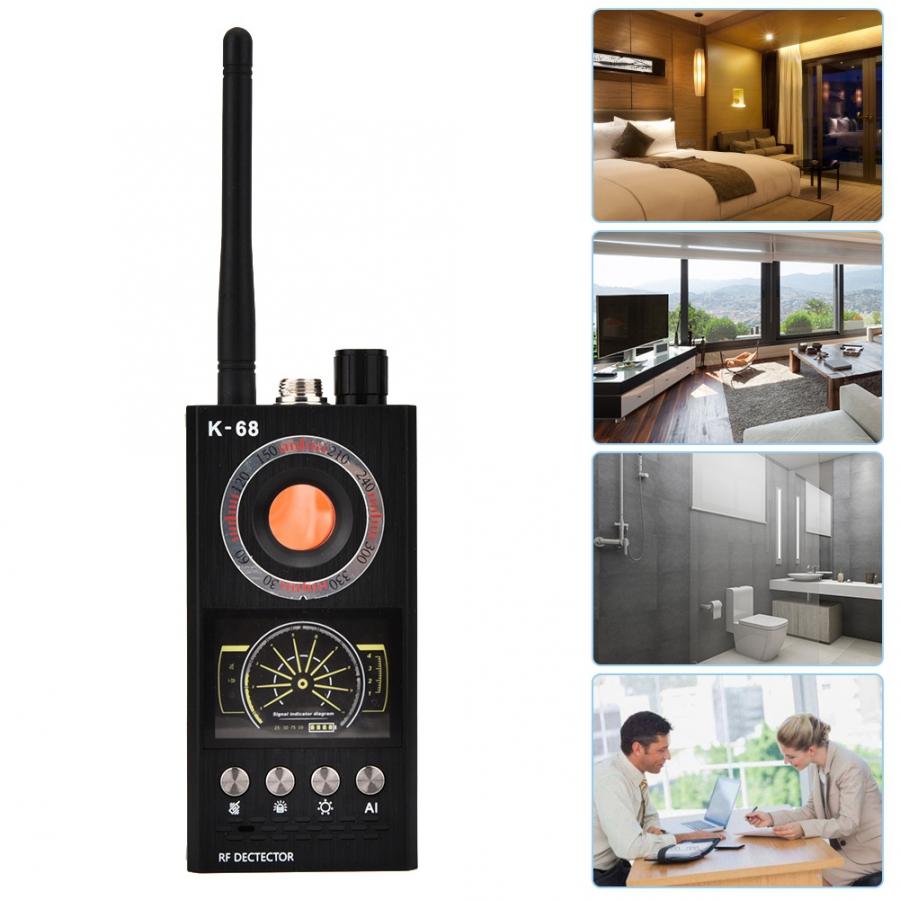 K68 T9000 Wireless Signal Detector Portable Anti-sneak Anti-Tracking Detectors GPS Radio Scanner Protect Antenna