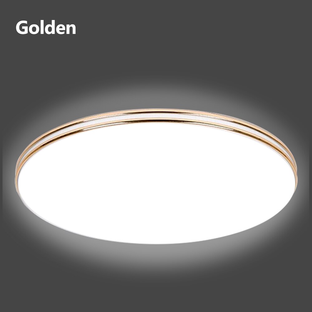 LED Ceiling Light 72W 36W 24W 18W 12W Down Light Surface Mount Panel Lamp AC 220V Modern Lamp For Home Decor Lighting: Gold light / 350MM 36W