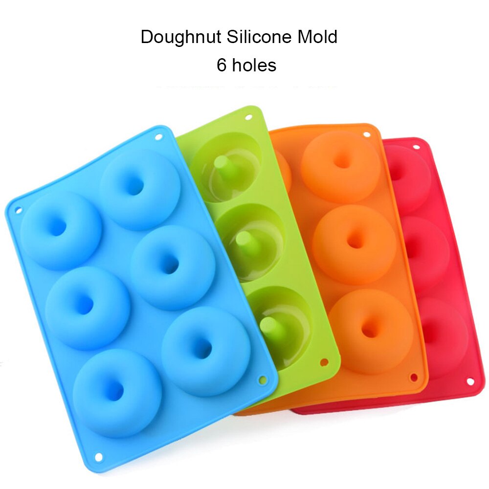 Soap Kits DIY Set Doughnut Silicone Mold With Soap Base Raw Scraper Stirrer For Handmade Soap Making Supplies