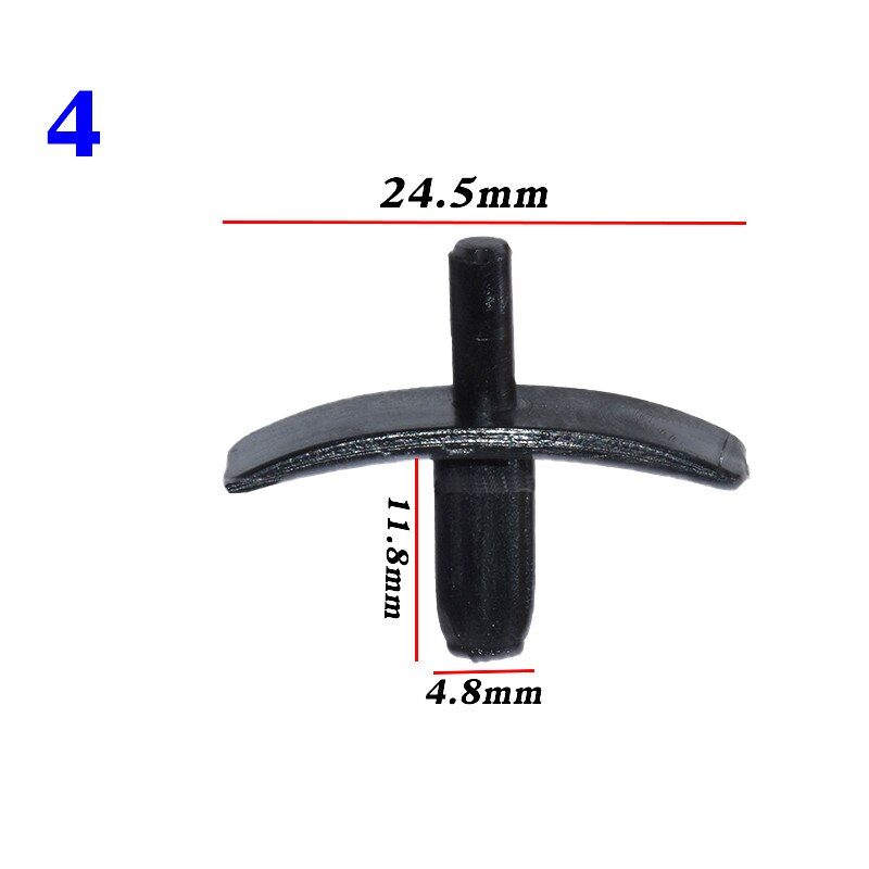 För volvo  s40 s60 s80 s90 lxc 9 c30 c60 c70 c90 xc60 xc90 v40 v60 bildörrpanel sidokjol stötfångare skärmband clips fästelement: 20 st nummer 4