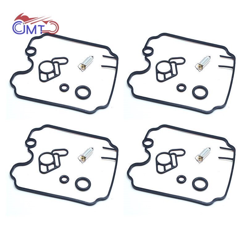 For Yamaha XJ 600 XJ600S Diversion 1992 XJ600N 1994-1995 Carburetor Carb Repair Kit Float Valve Gasket Ring Rebuild XJ600 N S: 4 Carb Kits