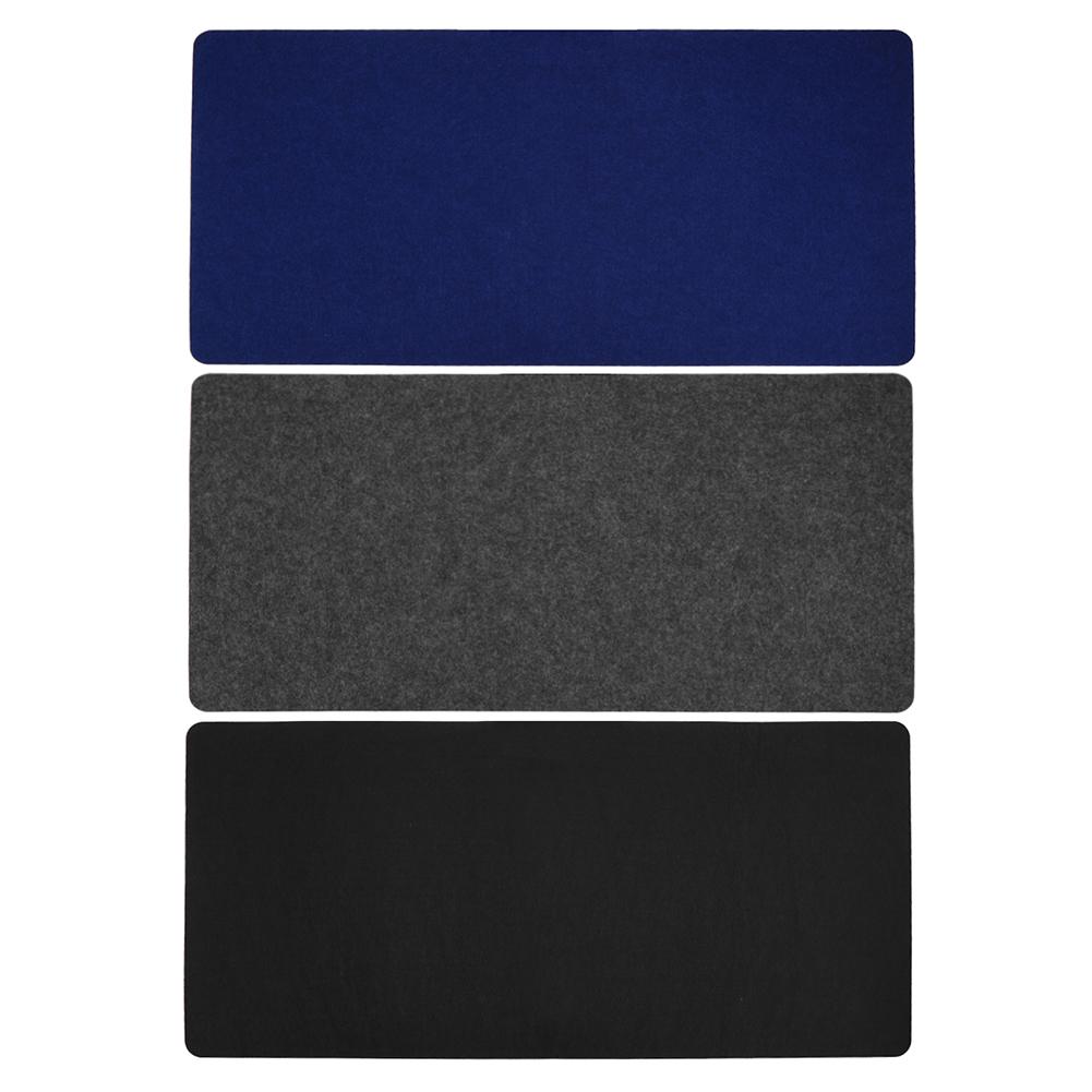 70*33cm kontor datamaskin skrivebordsmatte moderne bordtastatur musematte ullfilt laptop pute skrivebordsmatte