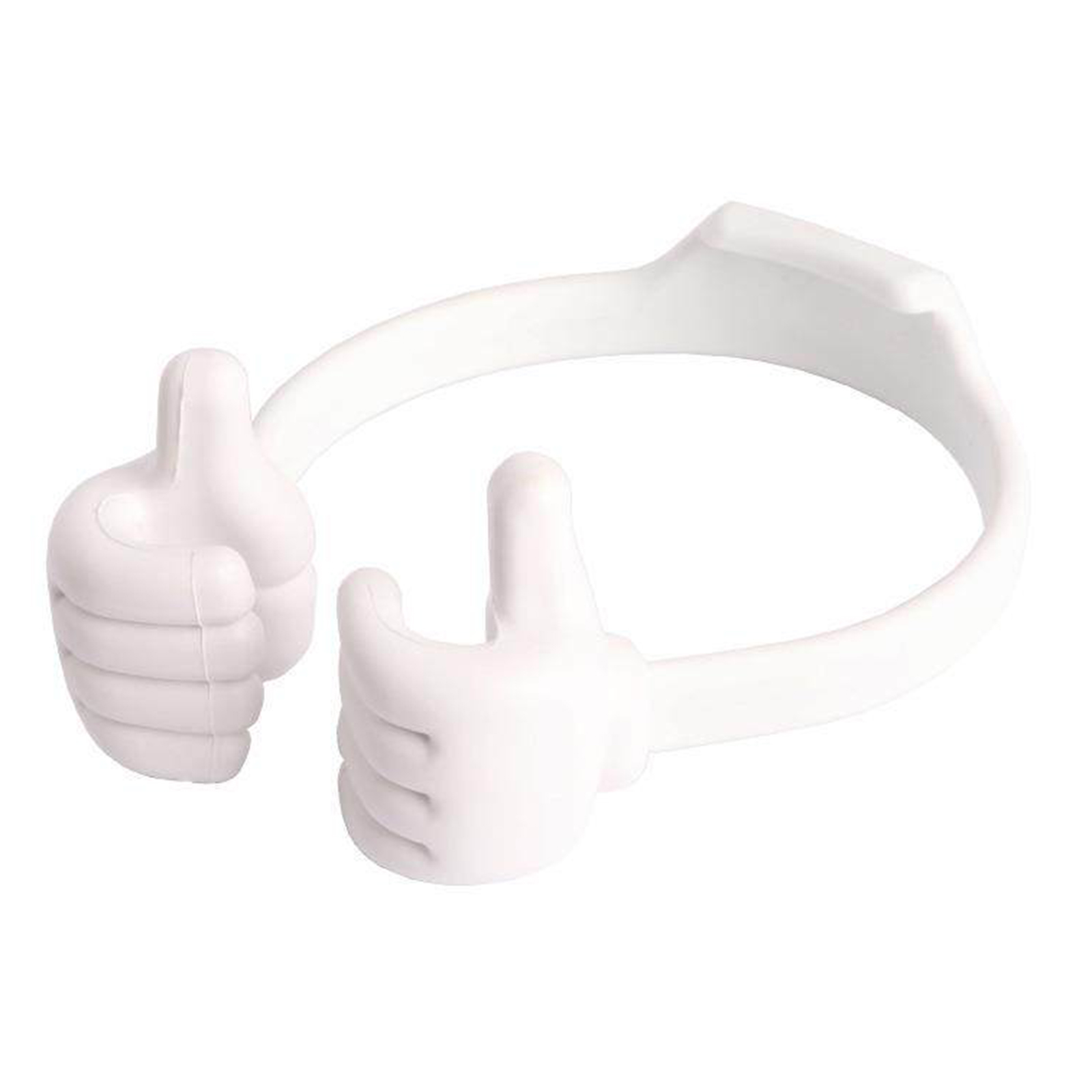 Thumbs Up Mobile Cell Phone Holder Movie Watching Lazy Bed Desktop Mount Stand Funny Holder for Phone подставка под телефон: WHITE
