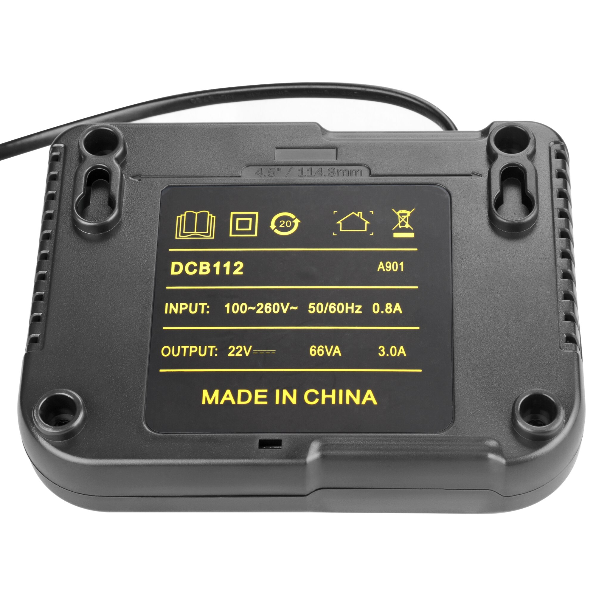 Dcb 200 20v 6ah udskifteligt li-ion batteri kompatibelt med dewalt 18 volt max xr elværktøj lithium batterier