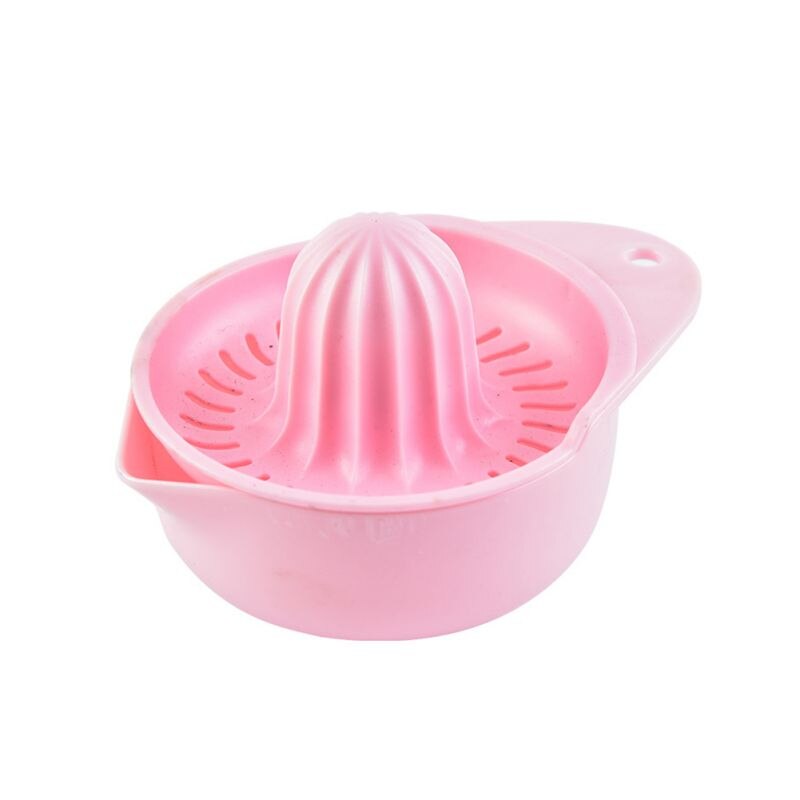 Manual Juicer Simple Juicer Convenient Lemon Juicer Manual Lemon Juicer Fruit Juicer-1: Pink