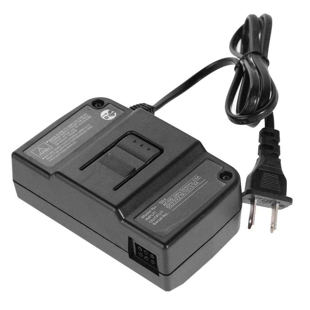 Voor Nintendo N64 Ac Adapter Oplader Nintendo 64 Us Regelgevende Power Adapter Voeding Cord Opladen Lader Voeding