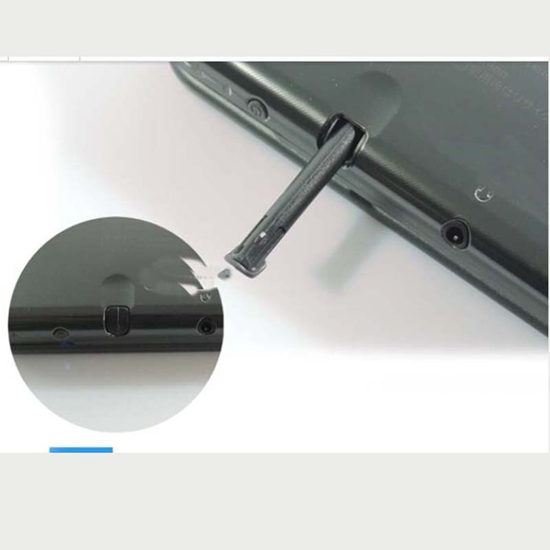 Lápiz táctil de plástico de tamaño perfecto, accesorios de juego Lápiz de pantalla táctil para Nintendo 3DS XL LL, negro/blanco, 2 uds.