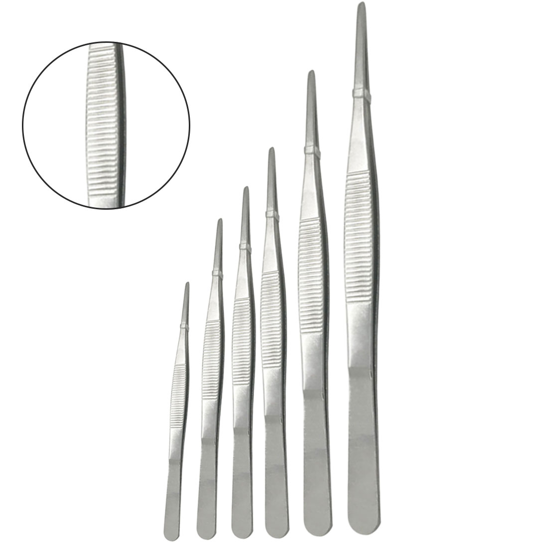 12.5cm/14cm/16cm/18cm/20cm/25cm/30cm pinças longas pinças eletrônicas de aço inoxidável ponta afiada pinça reta