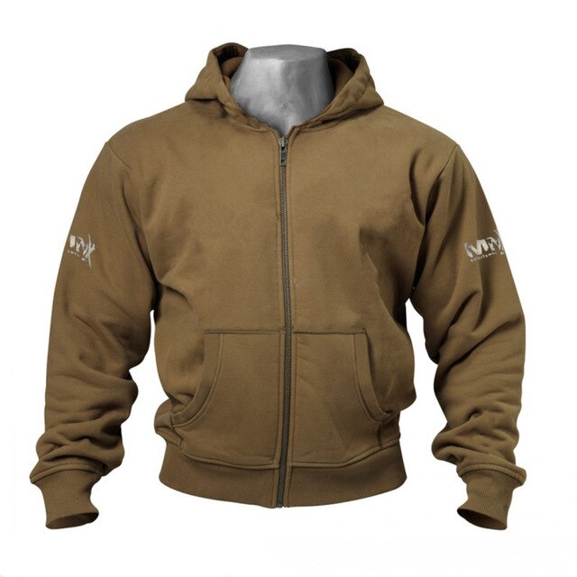 Warm Winter Hoodie Thicken Sweatshirt Men Gym Fitness Workout Casual Cotton Men's Sports Jacket Zipper Top Coat Outerwear: M / ArmyGreen