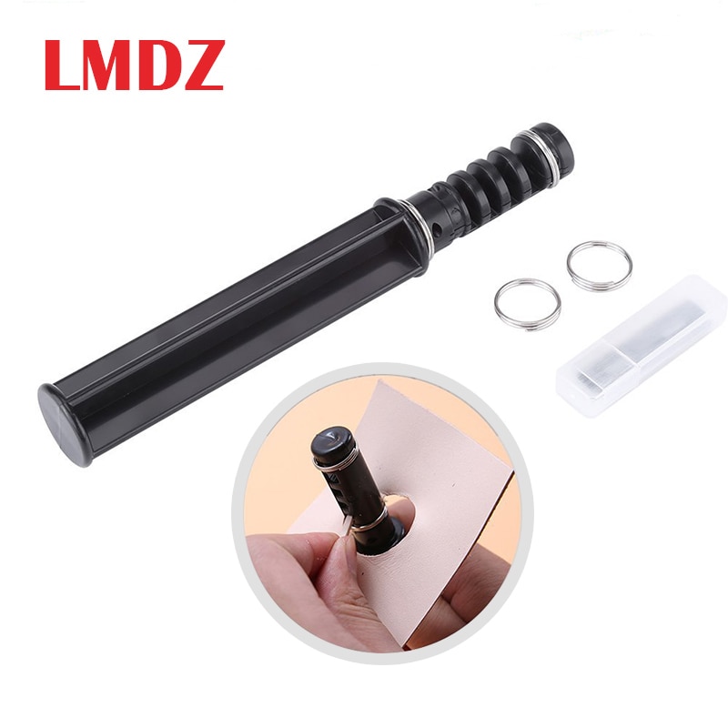 LMDZ-cuchillo de cable de cuero para manualidades, cortador de alambre de corte rotativo manual, correa de cuero, herramientas de artesanía de cuero, cuchillo de cable con 3 hojas