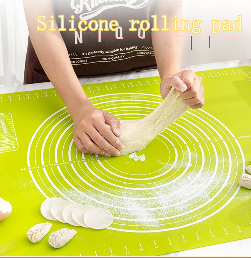 29*26 Silicone Kitchen Kneading Dough Mat Cookie Cake Baking Mat Tools Thick Non-stick Rolling Mats Pastry Accessories Sheet Pad