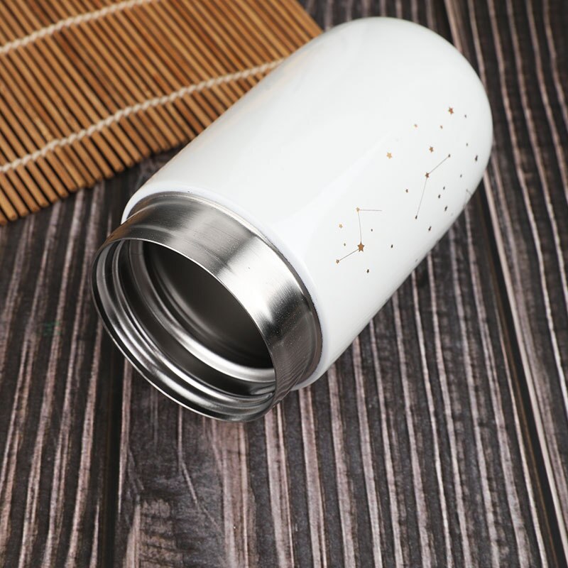 200ml Mini Thermos Bottle Starry Sky Leakproof Coffee Mug Stainless Steel Vacuum Flask Termo Cafe Thermo Cup Termos Thermocup