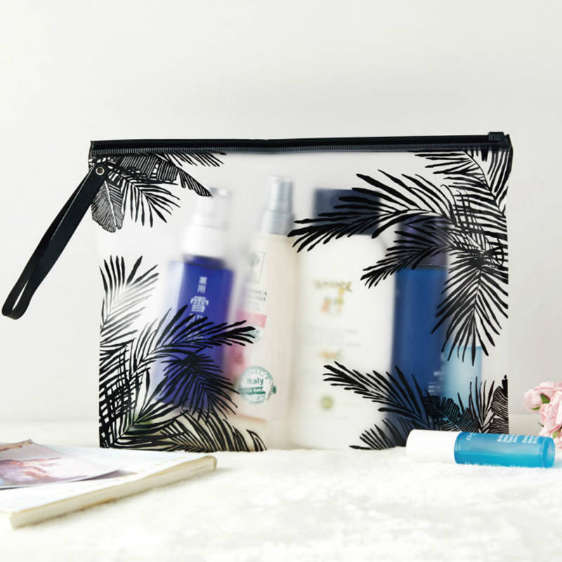Mode Vrouwen Clear Cosmetische Zakken Pvc Toilettas Tassen Travel Organizer Noodzakelijke Beauty Case Make-Up Tas Bad Wassen Make Up Box: 1