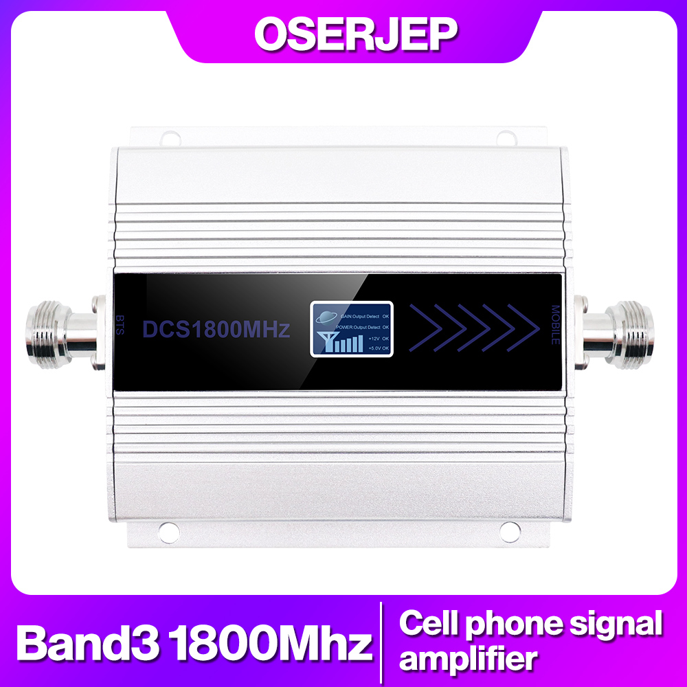 Repetidor 4g lte display lcd 850/900/1800/2100 gsm amplificador gsm 2g 3g 4g impulsionador amplificador de sinal do telefone móvel repetidor: Bege / PLUGUE US