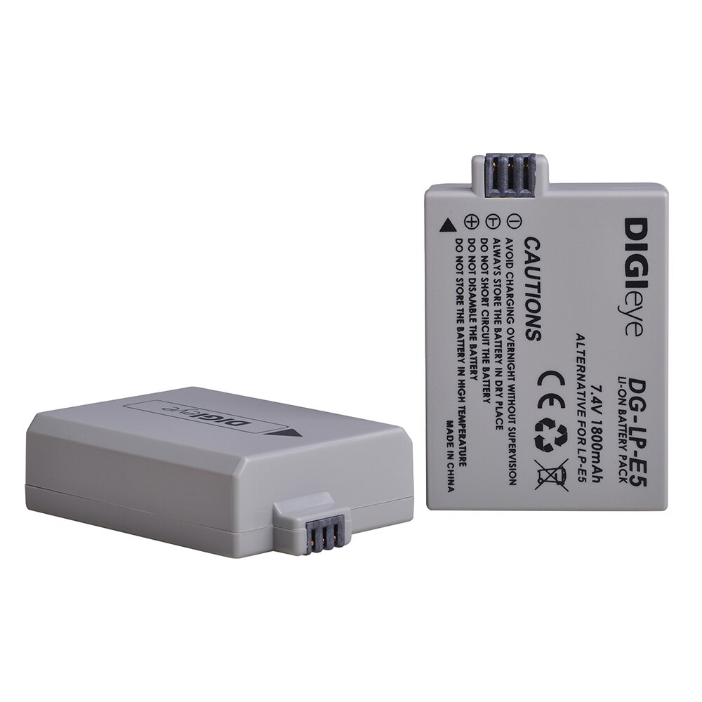 LP-E5 LPE5 Battery&amp;LED Dual Charger for Canon EOS Rebel XS, Rebel T1i, Rebel XSi, 1000D, 500D, 450D, Kiss X3, X2, F