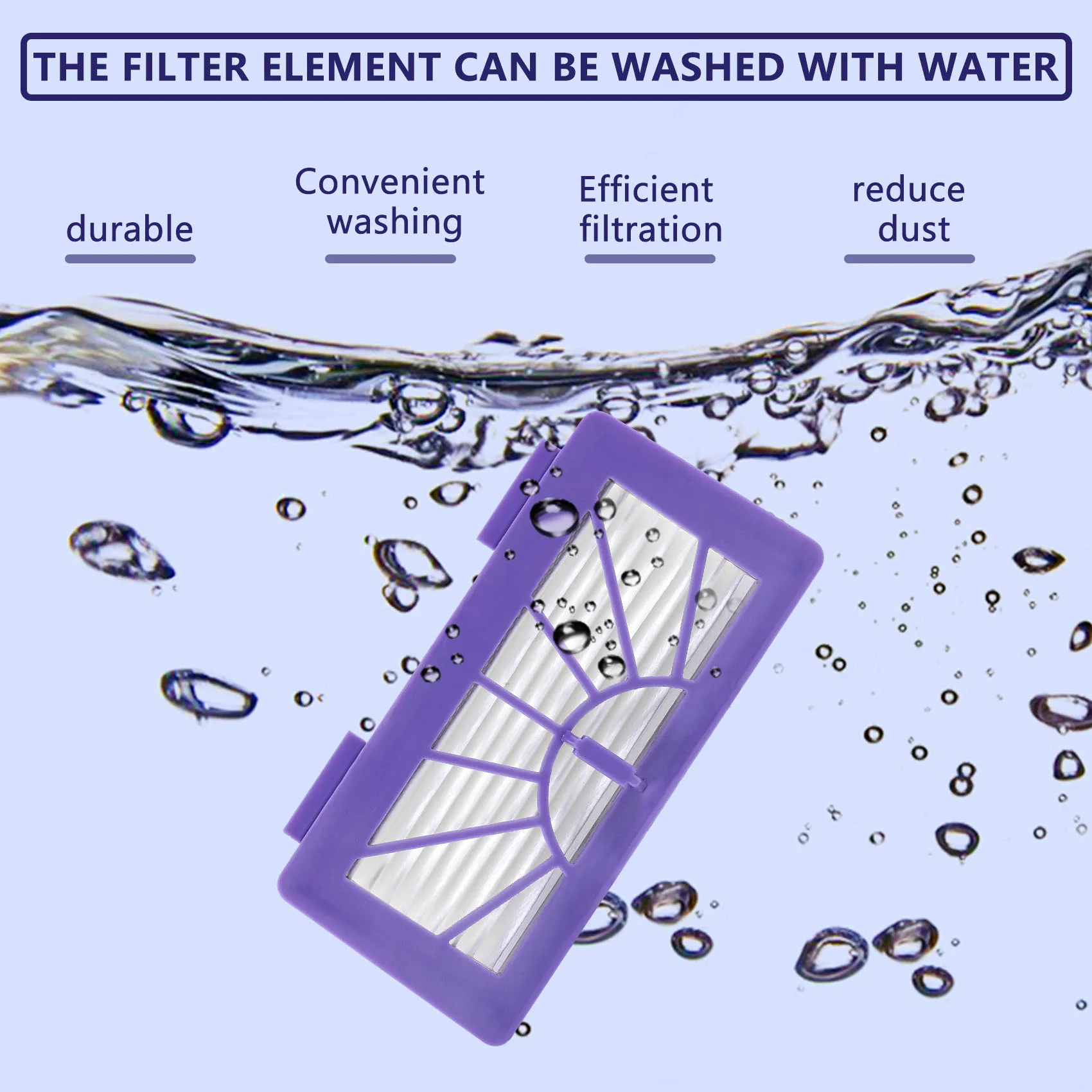 For Neato XV-11, XV-12, XV-14, XV-15, XV-21, XV-25, XV Signature Series Vacuum Cleaner Roller Main Brush Hepa Filter Parts Spare