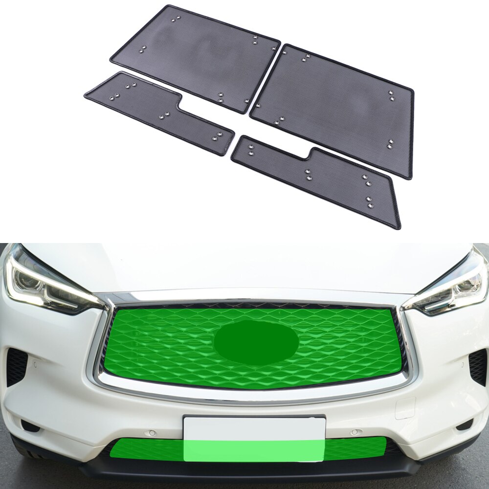 For Infiniti QX50 Car Accessory Front Grille Insert Net Anti-insect Dust Garbage Proof Inner Cover Net Stainless Mesh