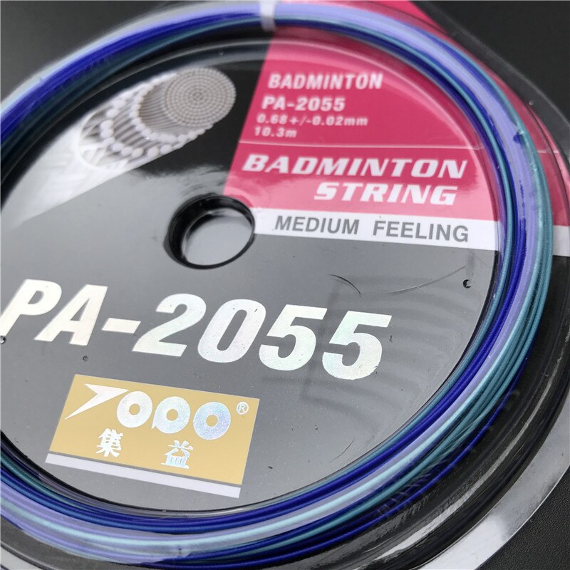 1pc pa -2055 regnbue badmintonstrenge farverige badmintonstrenge, assorteret farve 22-27 lbs: 5