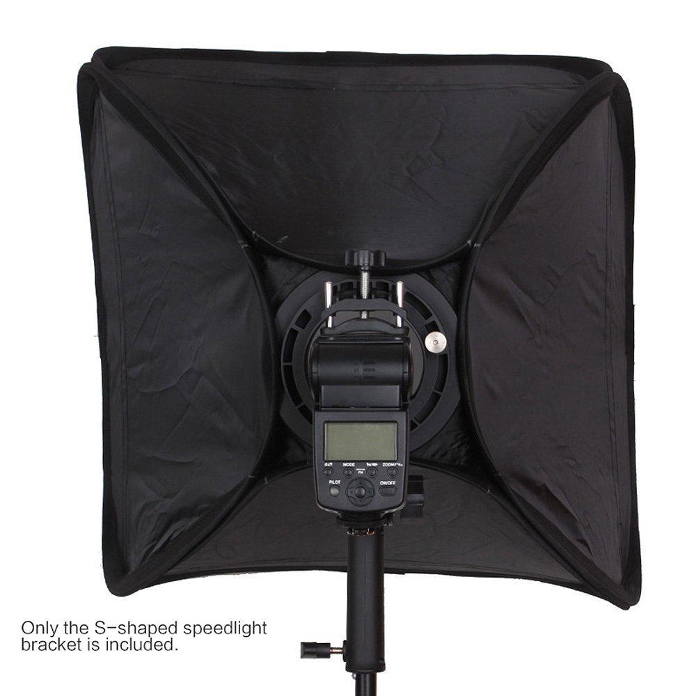 BEESCLOVER Bracket S-Type Speedlite Bracket Pro Mount Adapter Holder for Speedlite Snoot Flash Softbox Hand grip r60