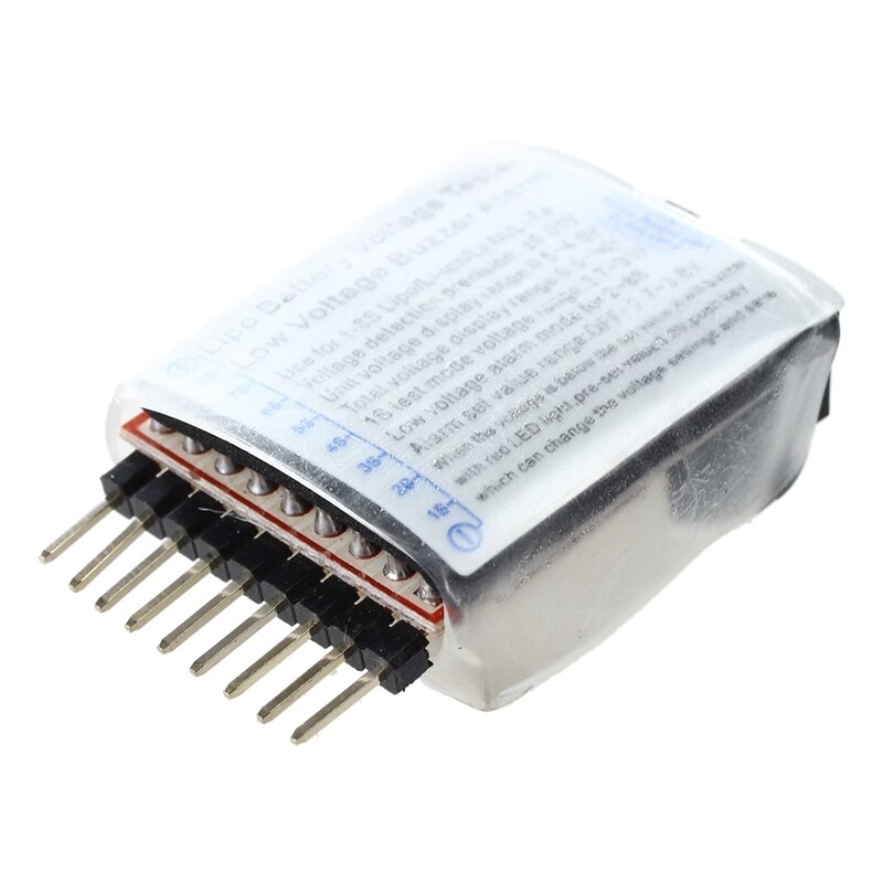 1S-8S Lipo Battery Low Voltage Tester Test Voltmetre Test Monitor Zoemer Alarm Indicator