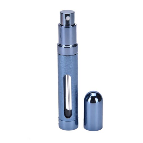 Pequeña Mini botella de Perfume vacía de 12ML, atomizador de Perfume de plástico recargable portátil, contenedor de viaje, 1 unidad
