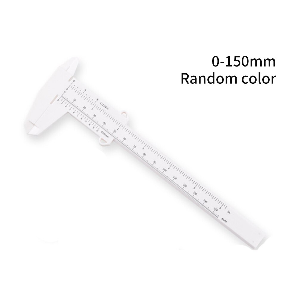 0-80mm Double Rule Scale Plastic Measuring Student Mini Tool Ruler Vernier Caliper 0-150mm Ruler Model Making Caliper Measuring: 0-150mm