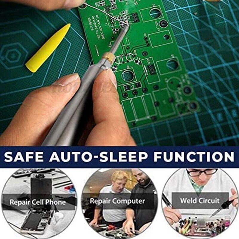 Wireless Charging Welding Tool, USB Safe Welding Repair Tool,Adjustable Temperature, Wireless Charging,for Both Home