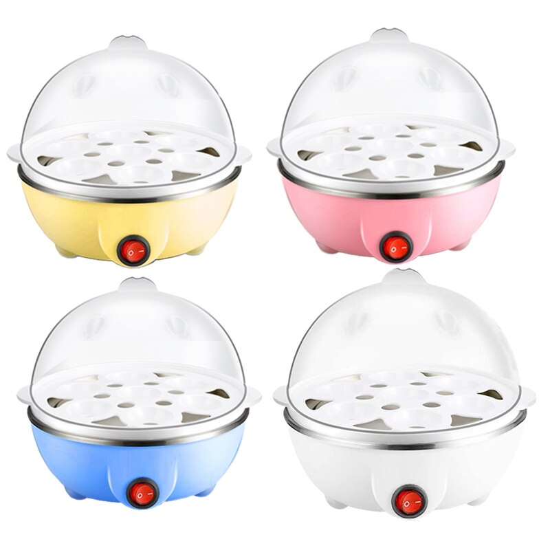 Electric Boiled Egg Cooker Boiler Maker Rapid Heating Stainless Steel Steamer Pan Cooking Tool