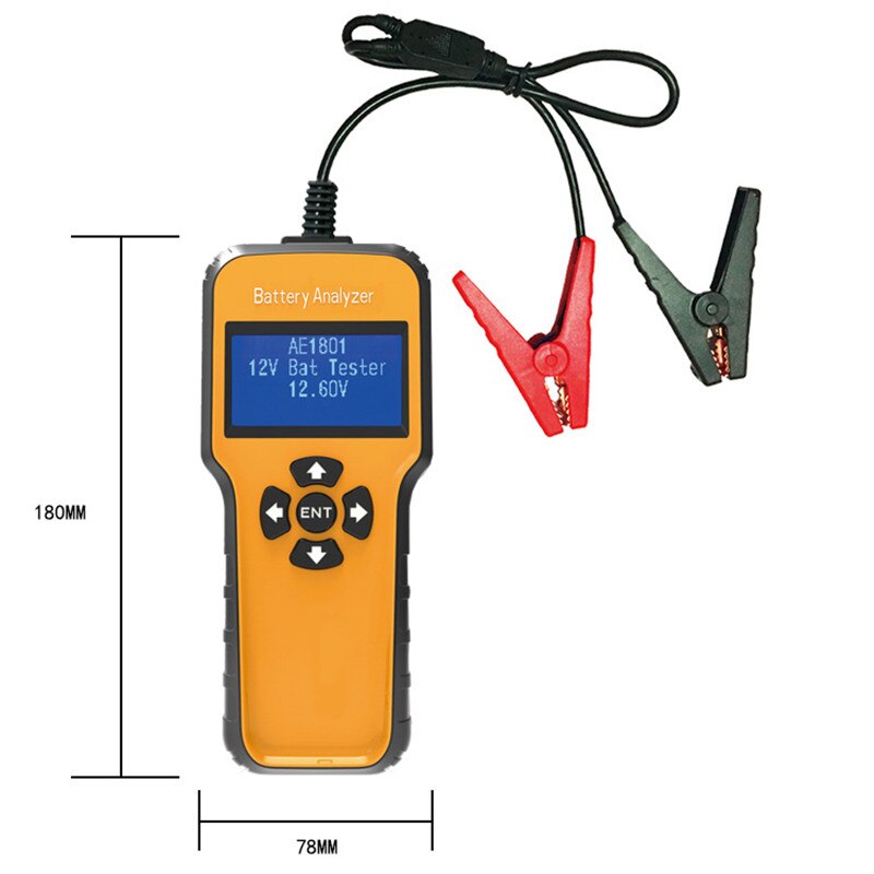 Automotive Battery Tester Capacity Automatic High Precision Car Battery Comprehensive Load Meter Ae1801