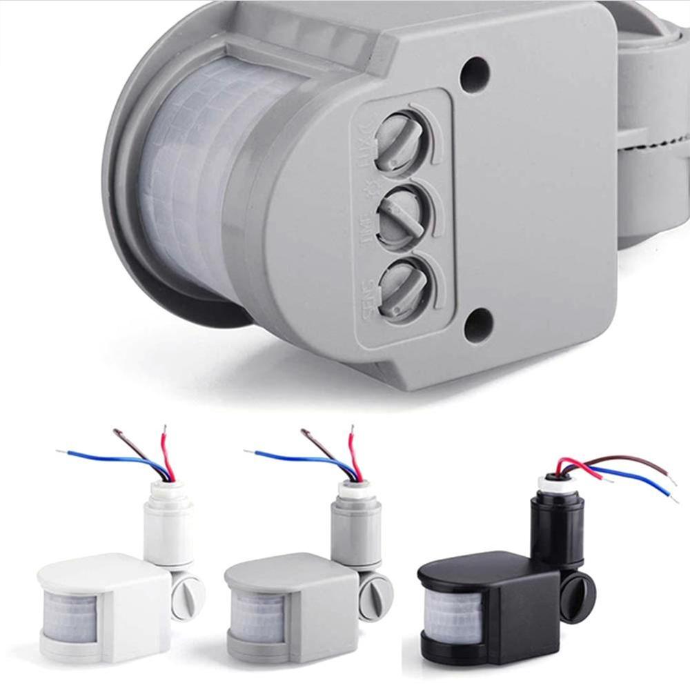 Infrarood Pir Motion Sensor Switch Motion Sensor Light Switch Met Led Licht Automatische Outdoor Ac 220V Dc 12V infrarood Detector