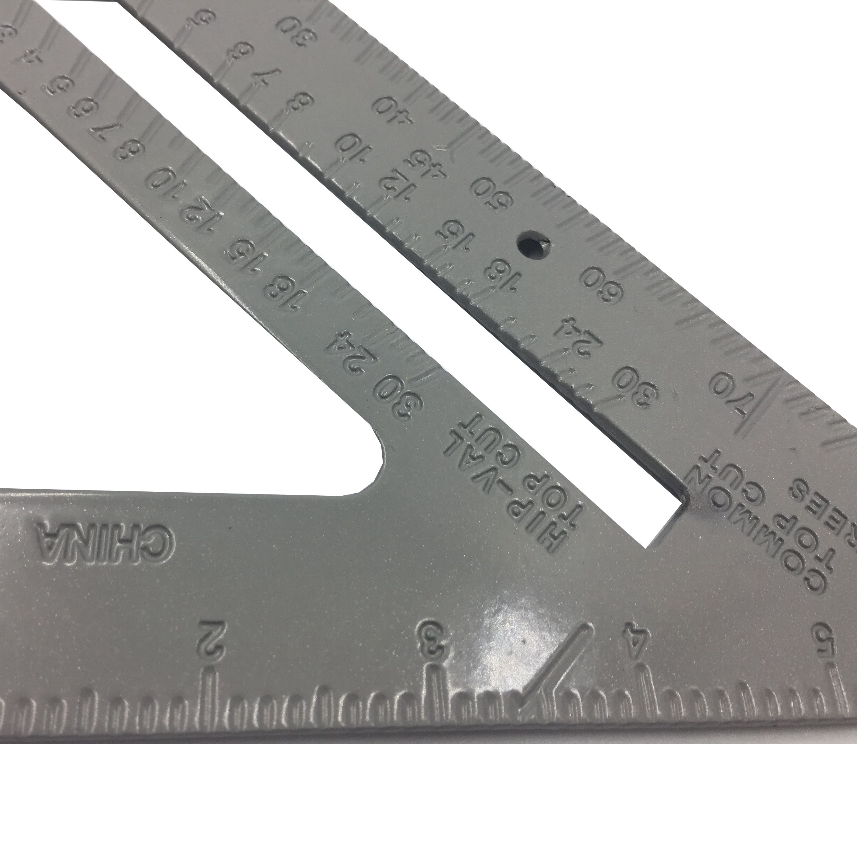 Aluminum Alloy Speed Square Combination Triangle Metric Ruler Carpenter&#39;s Protractor Miter Framing Measuring Tools Tape Measures