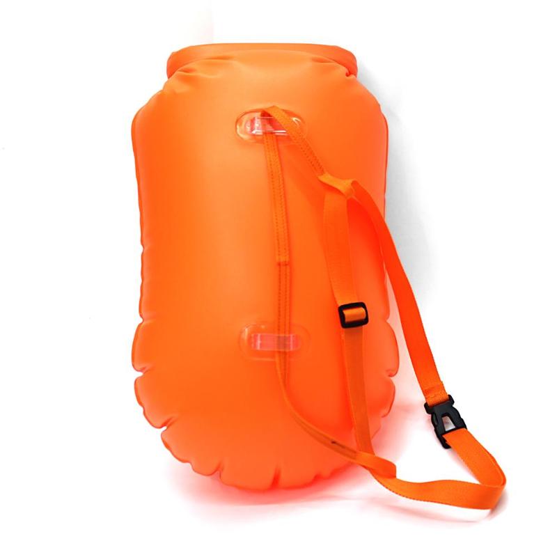 20L Opblaasbare Beursgang Bag Pvc Waterdichte Droge Zwemmen Boei Rugzak Veiligheid Float Air Bag Drifting Voorkomen Verdrinking Drijfvermogen