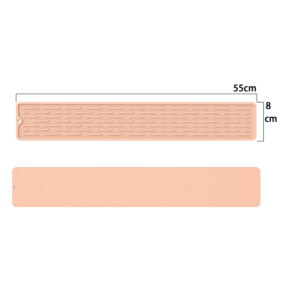 Siliconen Afwasmat Bar Servicemat Minimalistische Rechthoek Afdruiprek Mat Barman Antislip Vaatwasser Voor Thuiskeuken