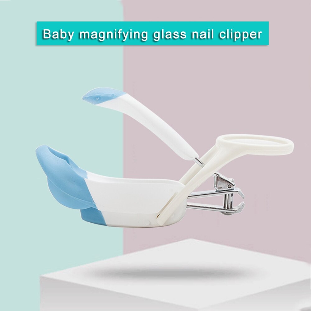 Baby Nail Clipper With Magnifying Glass Pocket Finger Toe Nail Clipper Cutter Trimmer Pedicure Scissors Infant Babies Nail Care