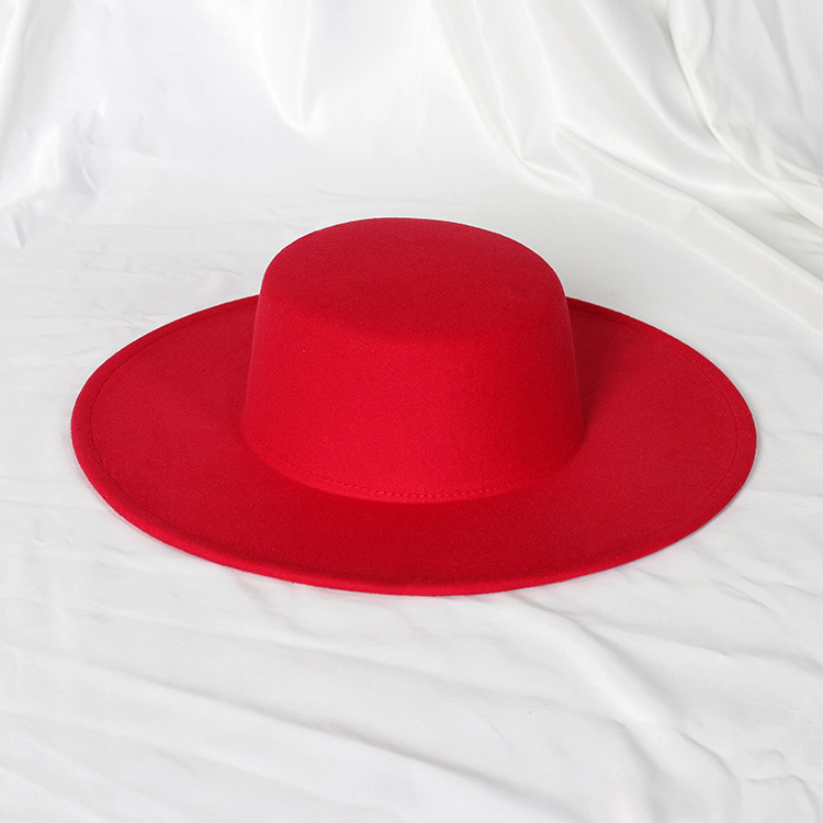 Fedora's met 9 cm rand, platte hoed met brede rand, panamese dames heren jazzhoed, kerkhoed, Britse dames fedora's, herenhoed