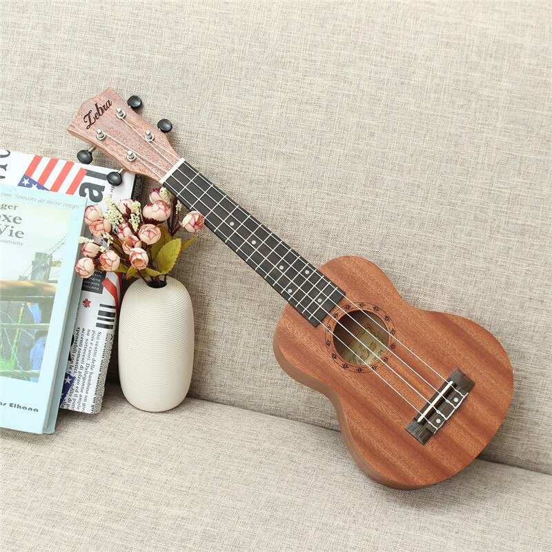 21 inch sopraan ukelele gitaar 15 frets uke sapele palissander hawaiiaanse 4 snaren gitaar muziekinstrumenten voor beginners