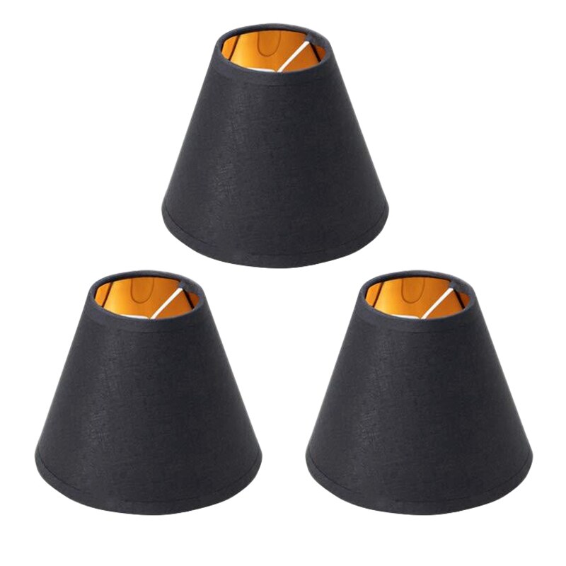 Lber Kleine Lampenkap Set Van 3 Kroonluchter Schaduw Kleine Lamp Schaduw Clip Voor Kandelaar Lampen Tafel Kroonluchter Wandlamp