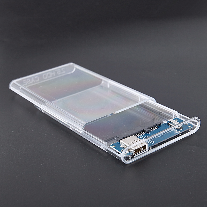Extern hårddiskhölje usb 2.0 to sata ssd och hdd-fodral stöd 4tb 2.5-- tums enhetskompatibel klar hölje diskfodral h