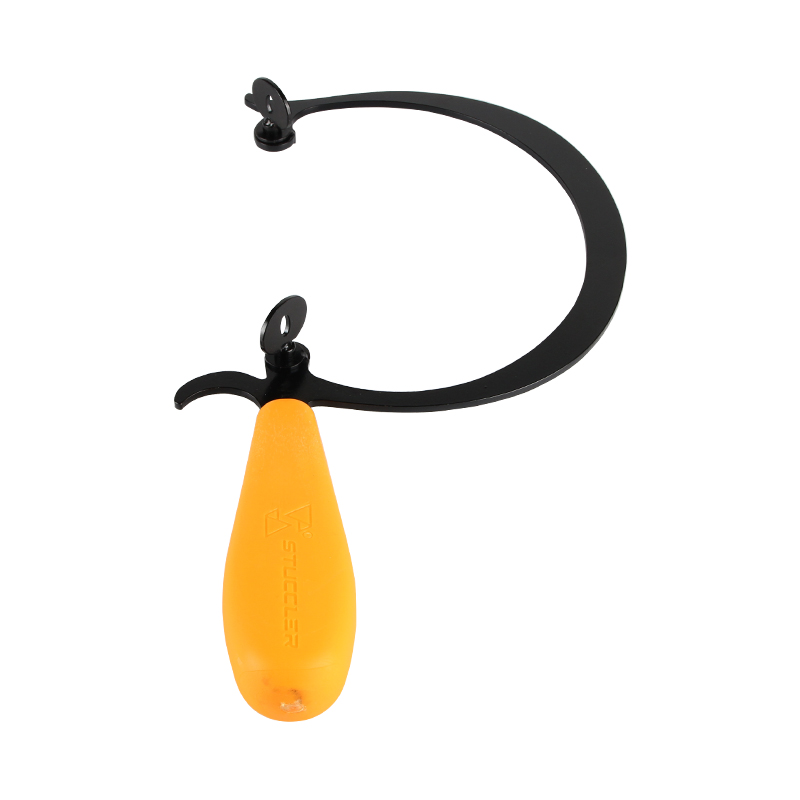 Juweliers maken doe-het-zelf handgereedschap sieraden zaagframe comfortabel geel rubberen handvat kleine stalen decoupeerzaag snijzaag boog